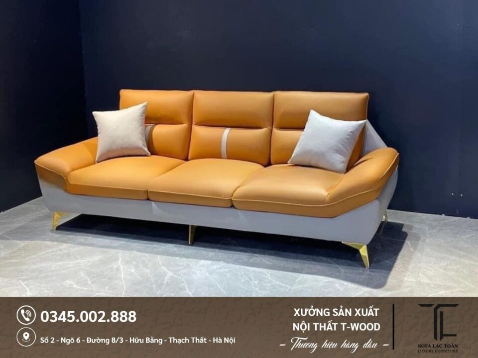 Sofa da nỉ - Mẫu 23