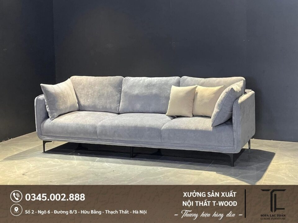 Sofa da nỉ - Mẫu 21