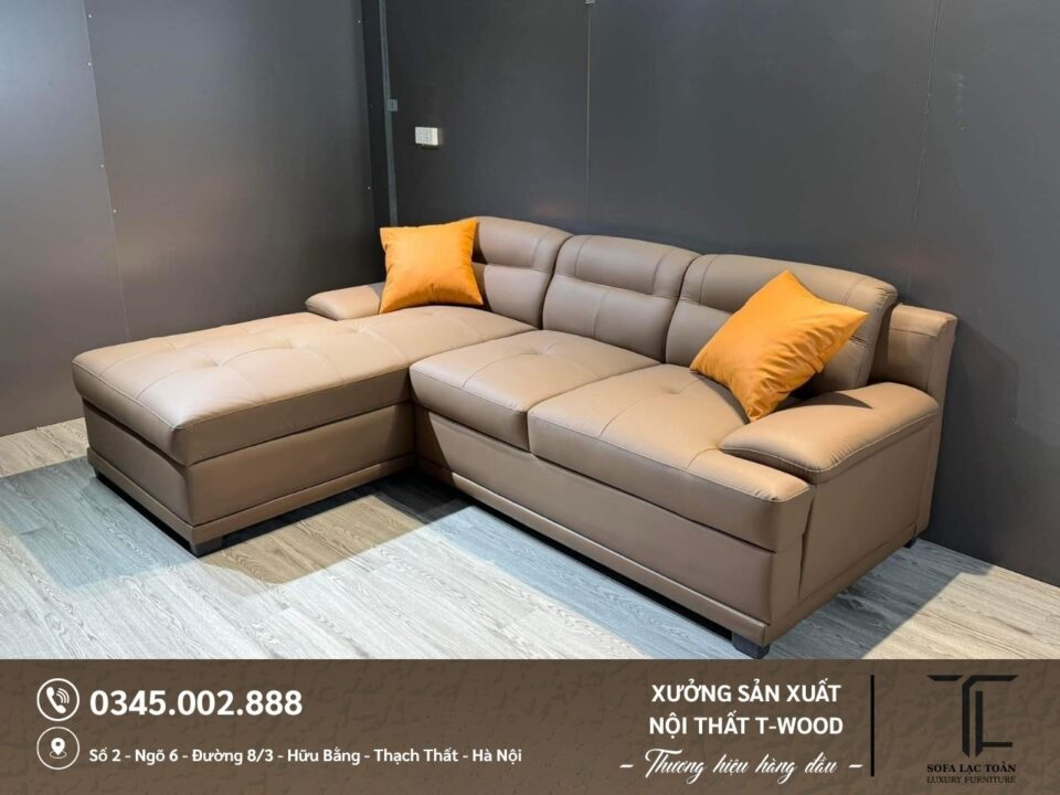 Sofa da nỉ - Mẫu 11