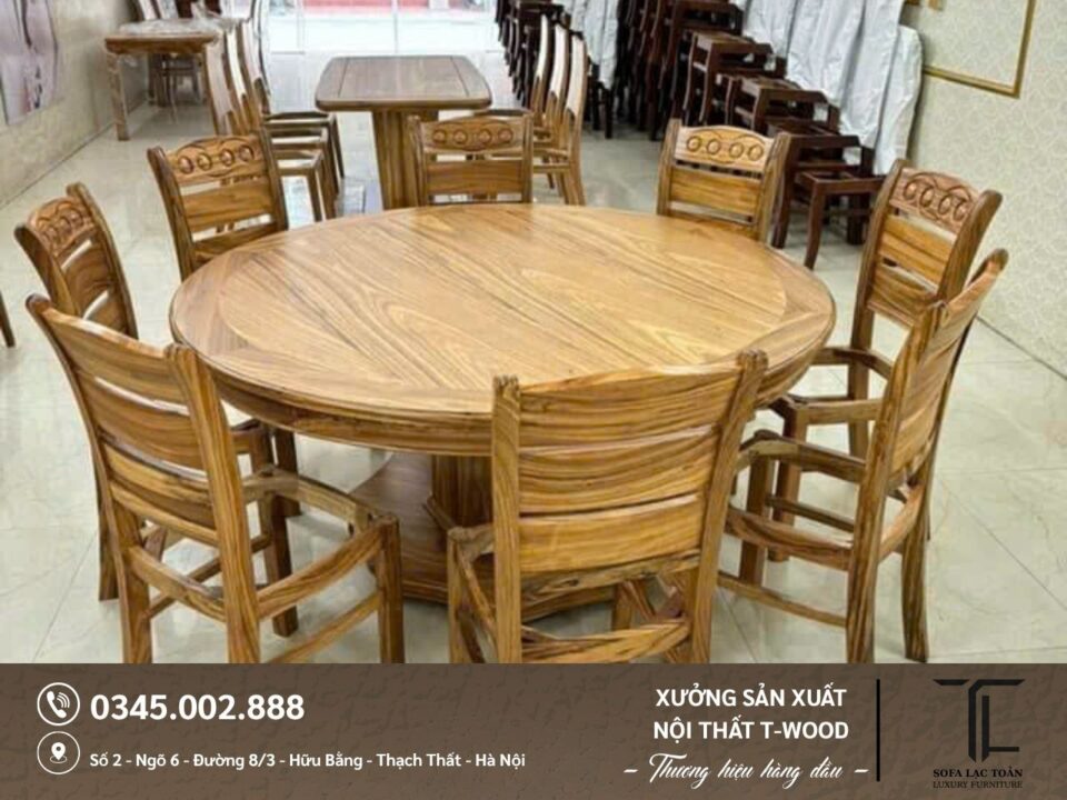 Bộ bàn ghế ăn - Mẫu 03