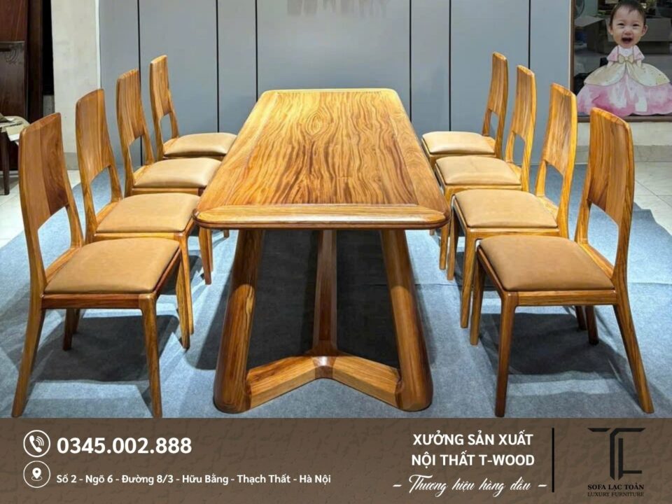 Bộ bàn ghế ăn - Mẫu 09