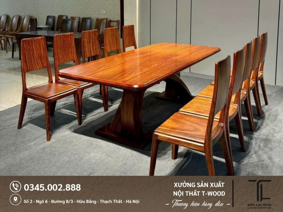 Bộ bàn ghế ăn - Mẫu 05